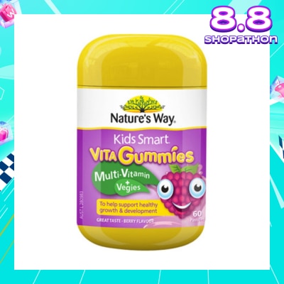 NATURES WAY Kids Smart Vita Gummies Multi-Vitamin + Vegies 60S