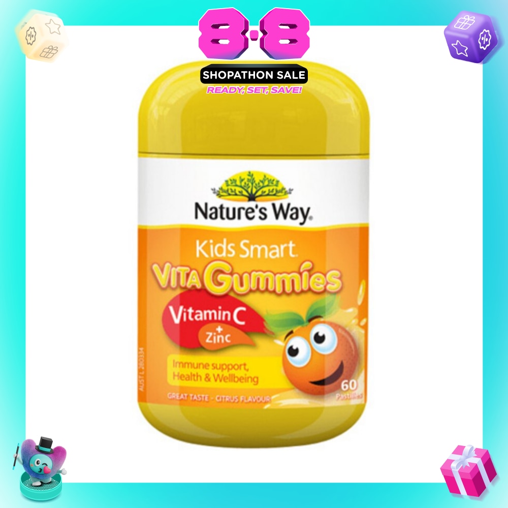 Kids Smart Vita Gummies Vitamin C + Zinc 60S (Expiry: May`2027)