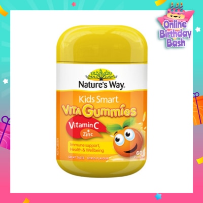 NATURES WAY Kids Smart Vita Gummies Vitamin C + Zinc 60S
