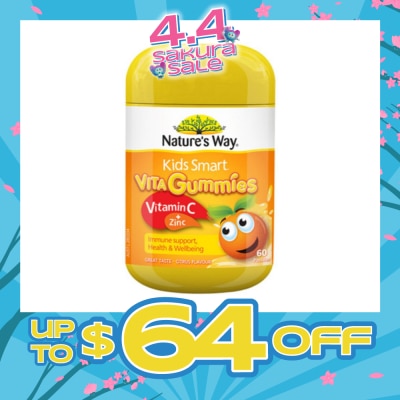 NATURES WAY - Kids Smart Vita Gummies Vitamin C + Zinc 60S