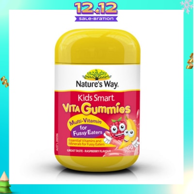 NATURES WAY Kids Smart Vita Gummies Multi-Vitamin Fussy Eaters 60S