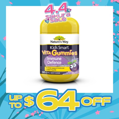 NATURES WAY - Kids Smart Vita Gummies Cold Flu Immunity 60s