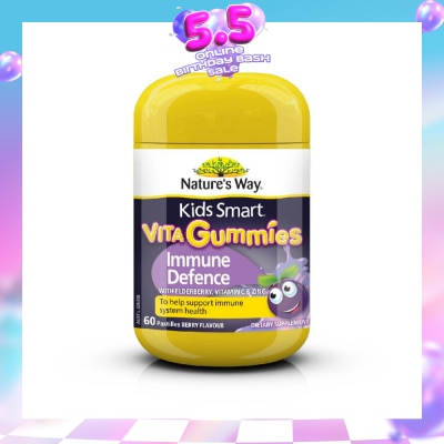 NATURES WAY - Kids Smart Vita Gummies Cold Flu Immunity 60s