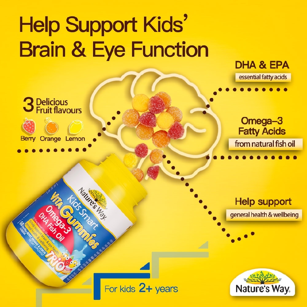 Kids Smart Vita Gummies Omega-3 Fish Oil 60S