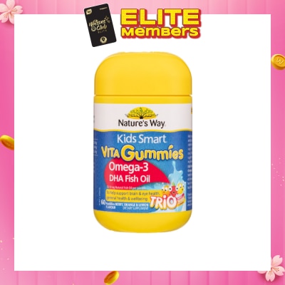 NATURES WAY Kids Smart Vita Gummies Omega-3 Fish Oil 60S