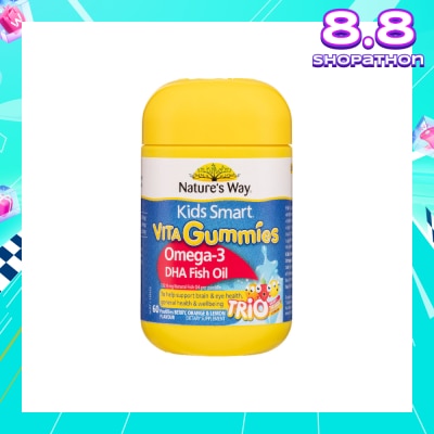 NATURES WAY Kids Smart Vita Gummies Omega-3 Fish Oil 60S
