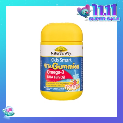 NATURES WAY Kids Smart Vita Gummies Omega-3 Fish Oil 60S