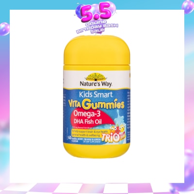 NATURES WAY - Kids Smart Vita Gummies Omega-3 Fish Oil 60S