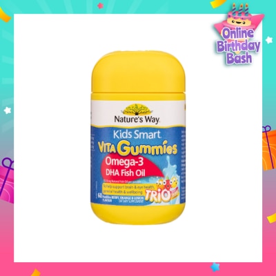 NATURES WAY Kids Smart Vita Gummies Omega-3 Fish Oil 60S