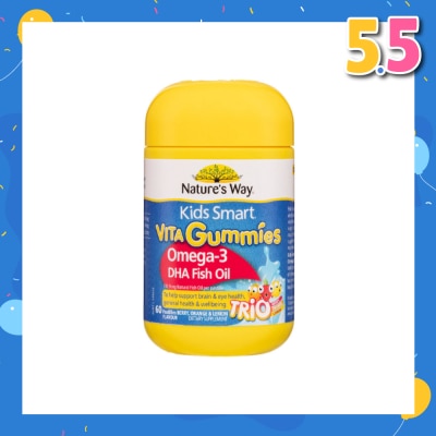NATURES WAY Kids Smart Vita Gummies Omega-3 Fish Oil 60S