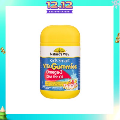 NATURES WAY Kids Smart Vita Gummies Omega-3 Fish Oil 60S