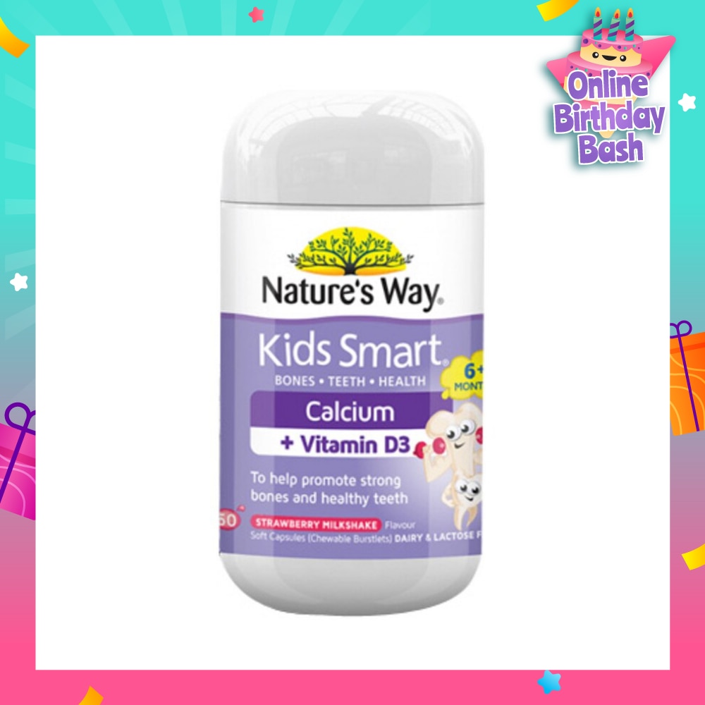 Kids Smart Burstlets Calcium + Vitamin D3 50S