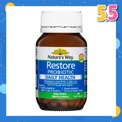 NATURES WAY Restore Probiotic Daily Health 28S