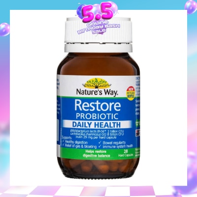 NATURES WAY - Restore Probiotic Daily Health 28S
