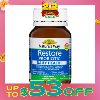 NATURES WAY Restore Probiotic Daily Health 28S