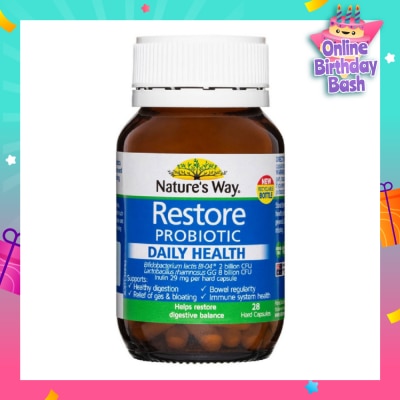NATURES WAY Restore Probiotic Daily Health 28S