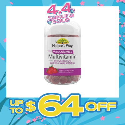 NATURES WAY - Adult Vita Gummies Multi-Vitamin 120S (Expiry: Oct`2026)
