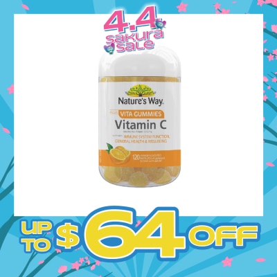 NATURES WAY - Adult Vita Gummies Vitamin C 120S (Expiry: Dec`2026)