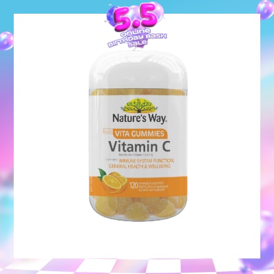 NATURES WAY - Adult Vita Gummies Vitamin C 120S (Expiry: Dec`2026)