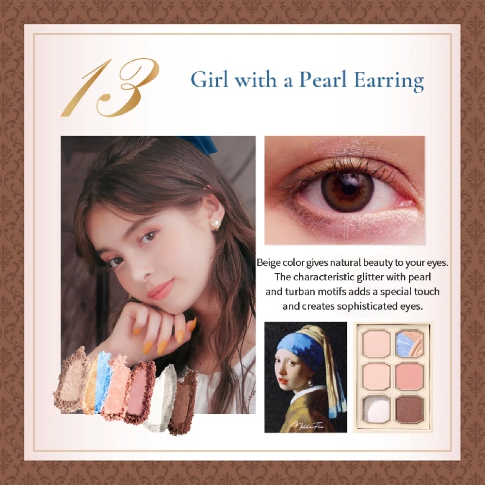 Painting Eyeshadow Palette 13 Girl With A Pearl Earring 1s
