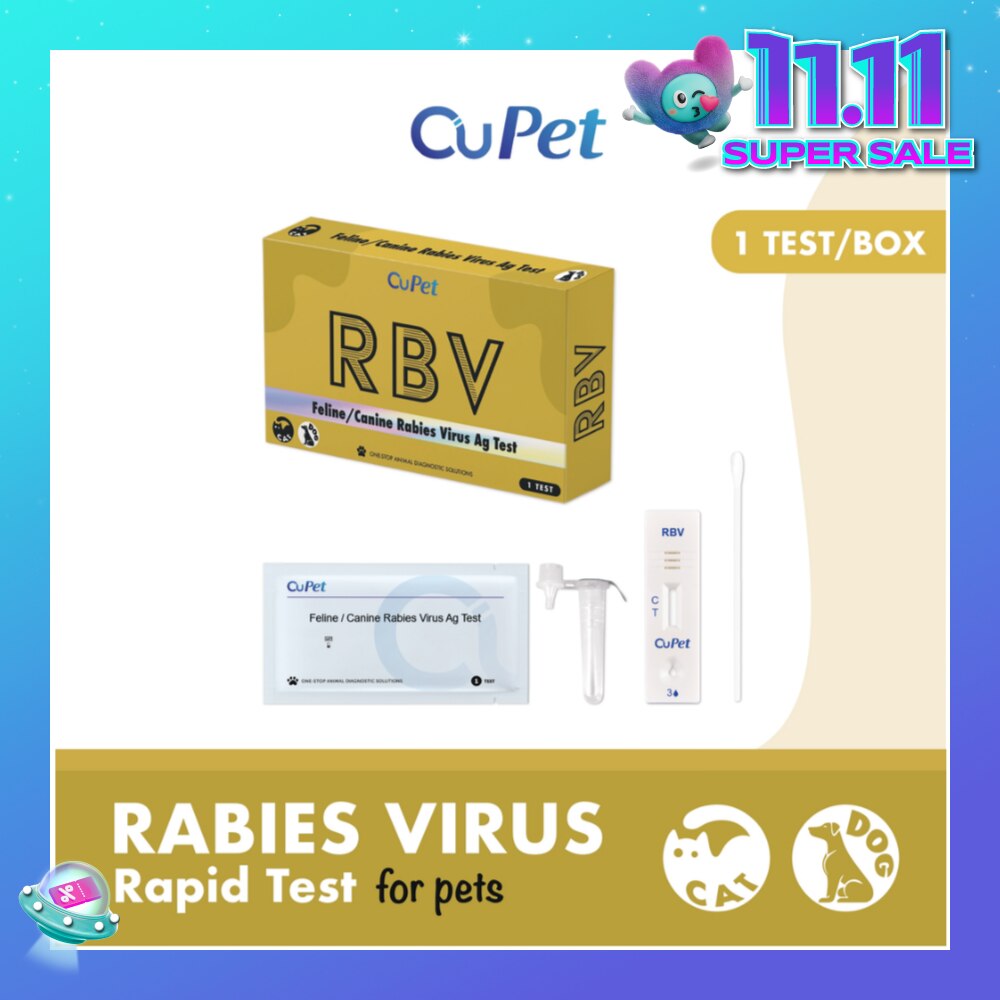 Canine/Feline Rabies Virus (RBV) Ag Test 1s
