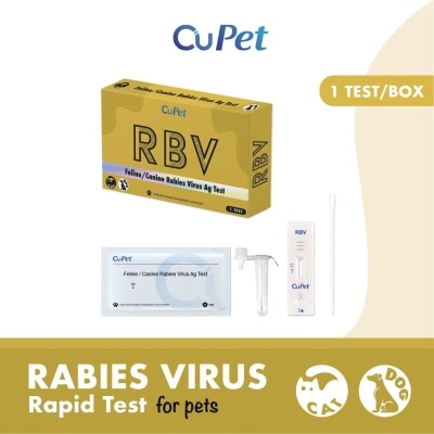 CUPETS Canine/Feline Rabies Virus (RBV) Ag Test 1s