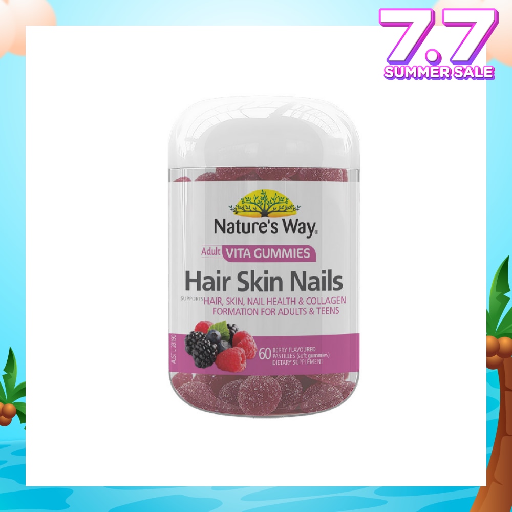 Adult Vita Gummies Hair Skin Nails 60S