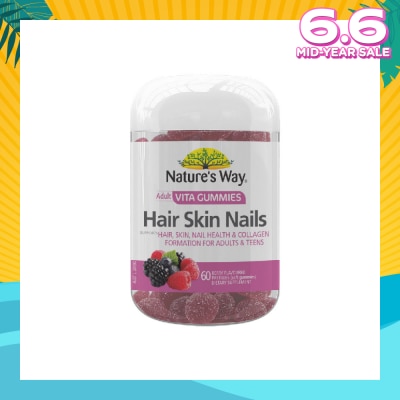 NATURES WAY Adult Vita Gummies Hair Skin Nails 60S