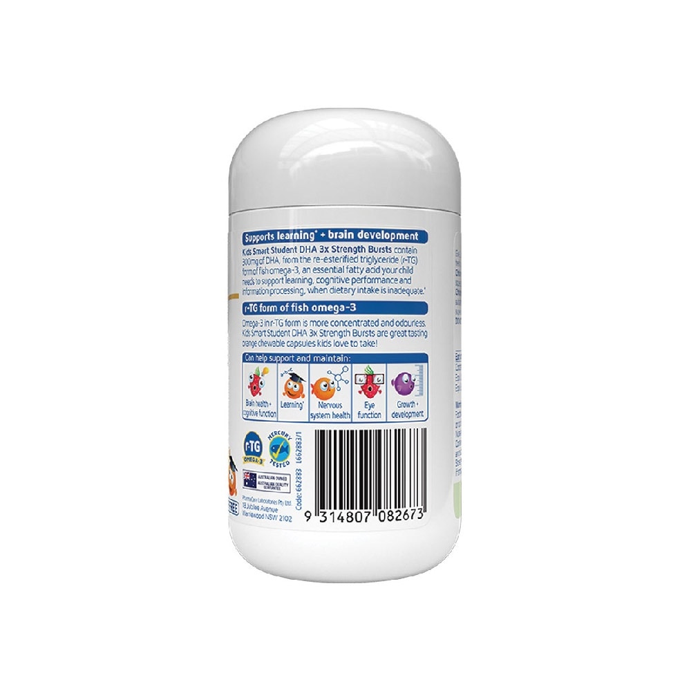 Kids Smart DHA Triple Strength Burslets 300MG 50S