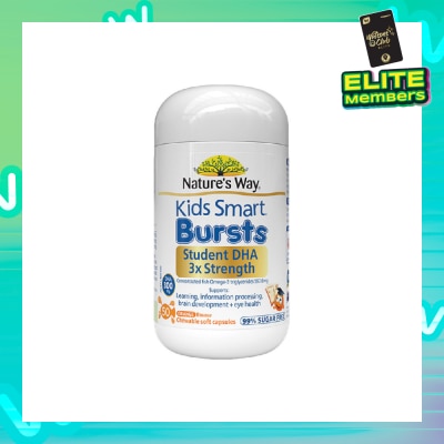NATURES WAY Kids Smart DHA Triple Strength Burslets 300MG 50S