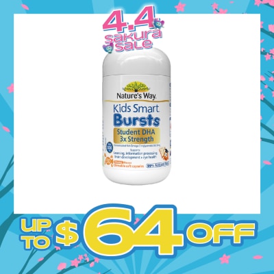 NATURES WAY - Kids Smart DHA Triple Strength Burslets 300MG 50S