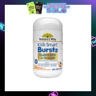 NATURES WAY Kids Smart DHA Triple Strength Burslets 300MG 50S