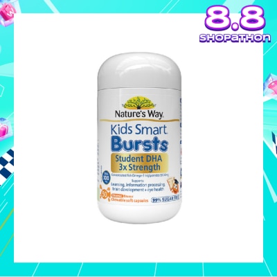 NATURES WAY Kids Smart DHA Triple Strength Burslets 300MG 50S