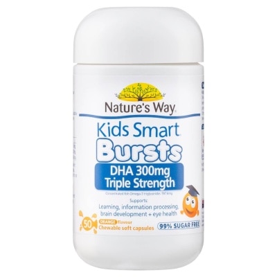 NATURES WAY Kids Smart DHA Triple Strength Burslets 300MG 50S