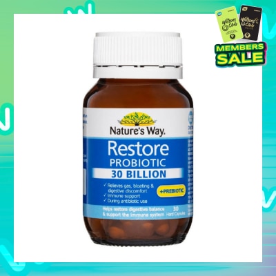 NATURES WAY Restore Probiotic 30 Billion 30S