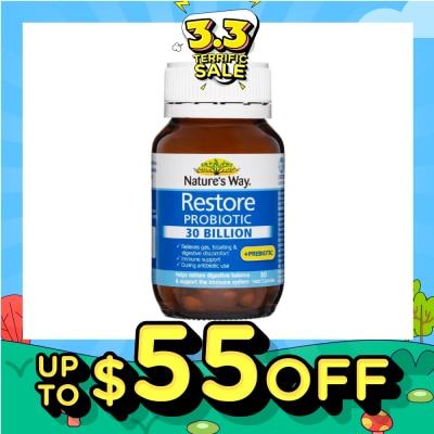 NATURES WAY Restore Probiotic 30 Billion 30S