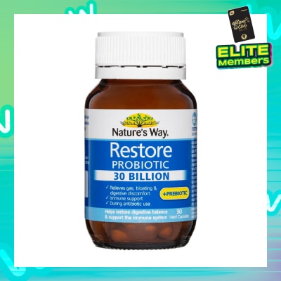 NATURES WAY Restore Probiotic 30 Billion 30S