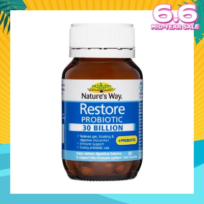 NATURES WAY Restore Probiotic 30 Billion 30S