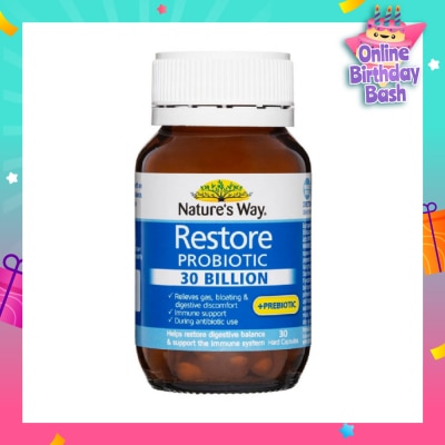 NATURES WAY Restore Probiotic 30 Billion 30S