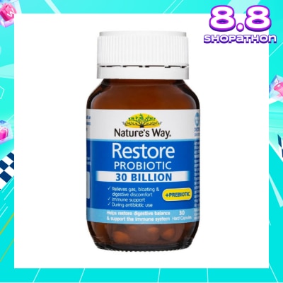 NATURES WAY Restore Probiotic 30 Billion 30S