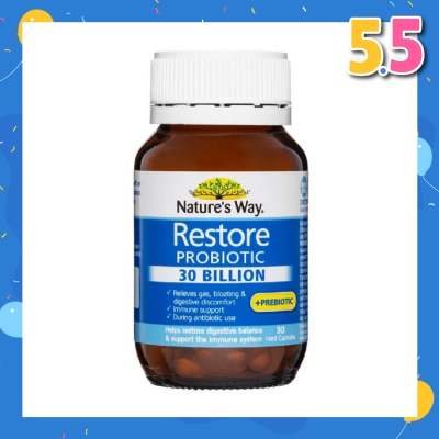 NATURES WAY Restore Probiotic 30 Billion 30S