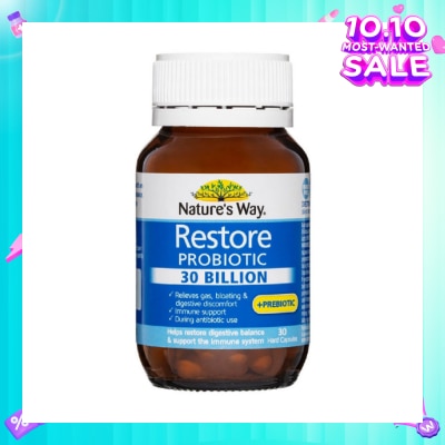 NATURES WAY Restore Probiotic 30 Billion 30S