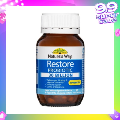 NATURES WAY Restore Probiotic 30 Billion 30S