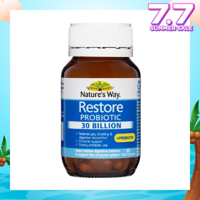 NATURES WAY Restore Probiotic 30 Billion 30S