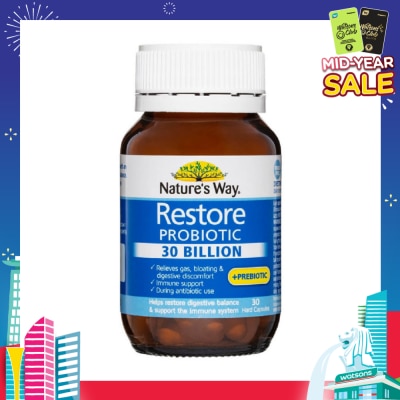 NATURES WAY Restore Probiotic 30 Billion 30S