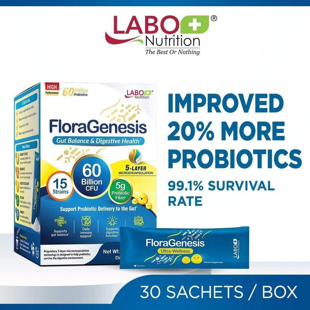 FloraGenesis Gut Balance & Digestive Health Sachets 30s image