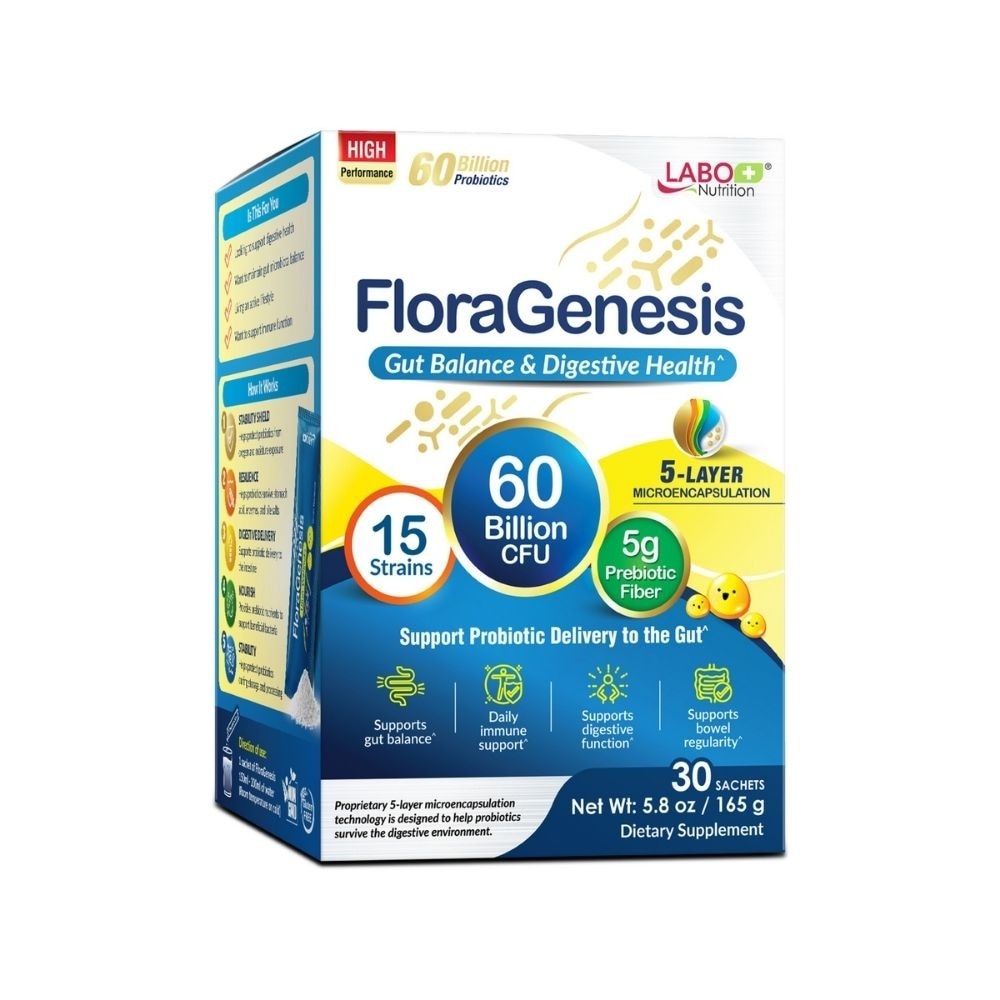 FloraGenesis Gut Balance & Digestive Health Sachets 30s image