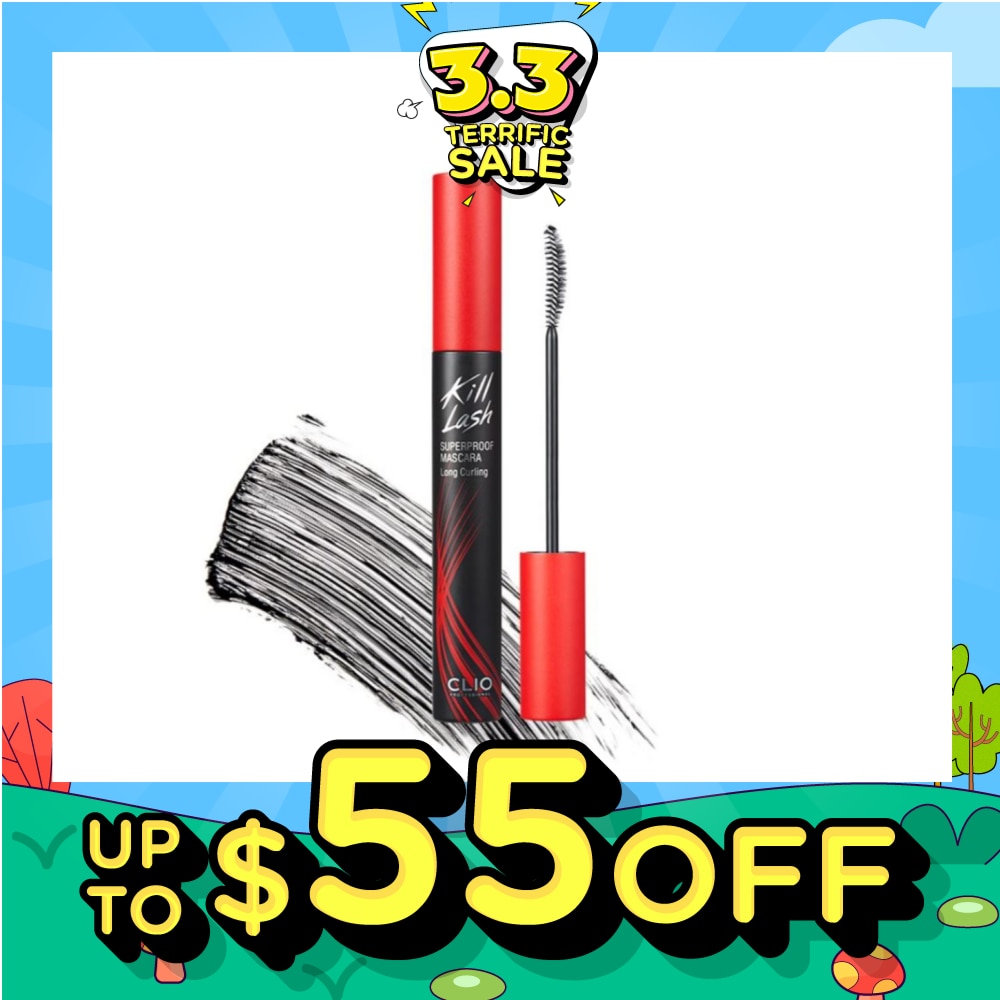 CLIO [CNY] Kill Lash Superproof Mascara Black 001 Long Curling 1s