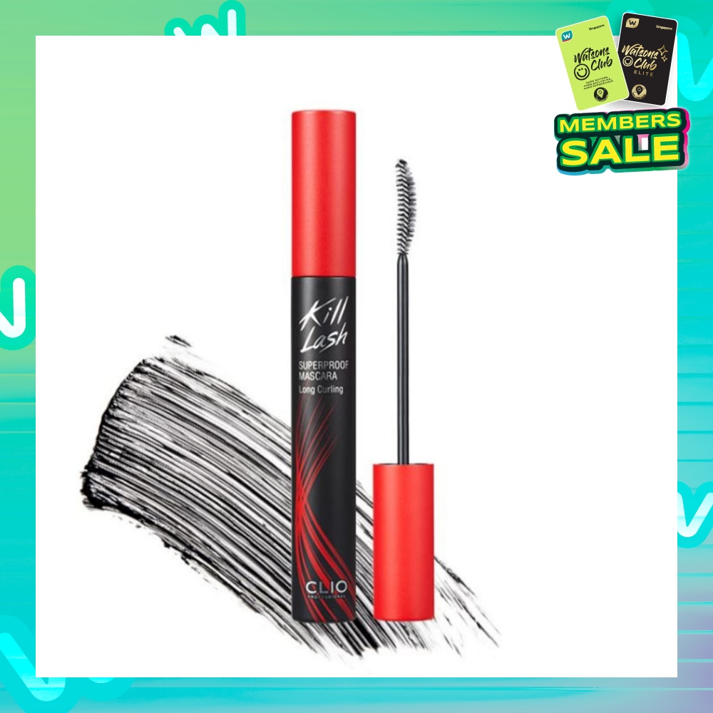 CLIO Kill Lash Superproof Mascara Black 001 Long Curling 1s