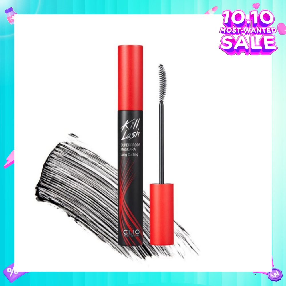 CLIO Kill Lash Superproof Mascara Black 001 Long Curling 1s